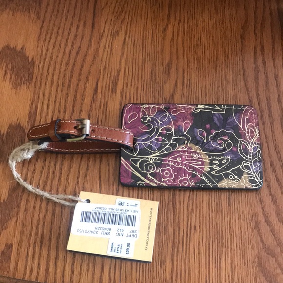 Patricia Nash Accessories Nwt Patricia Nash Luggage Tags Poshmark